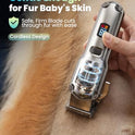 oneisall Dog Clippers for Grooming for Thick Heavy Coats/Low Noise Rechargeable Cordless Pet Shaver with Detachable Stainless Steel Blade/Waterproof Dog Shaver for Dogs Pets and Animals (Silver)