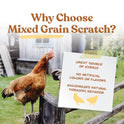 Manna Pro Ultimate Chicken Scratch Feed, Nutrient-Rich Scratch Grain Treat for Chickens and Poultry, Natural Multigrain Blend for Backyard Flocks and Laying Hens, Made in USA, 10 lb Bag