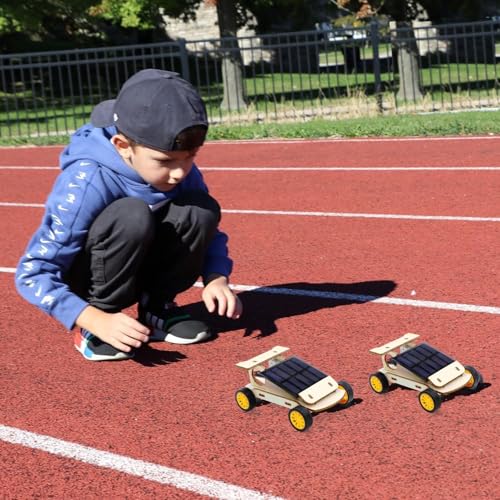 STEM Kits for Kids Ages 8-10-12-14, Stem Toys for Boys Age 8-12, Science Projects, Solar Car Building Kits, Activities Engineering Kit, Gifts for 8 9 10 11 12 Year Old Boys