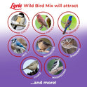 Lyric Wild Bird Mix - Includes Corn, Nuts, and Wild Bird Seed for Outside Feeders, Attracts Doves, Jays and Many More, 40 lb Bag