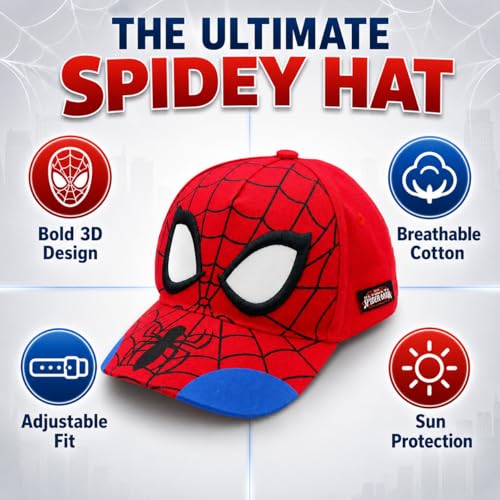 Marvel Accessory Supply Spider-Man 3D Boy Hat