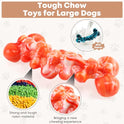 WOWBALA Dog Chew Toys for Aggressive Chewers - 2 Pack Dog Toys for Large Dogs, Tough Teeth Cleaning Chew Toy to Keep Them Busy for Medium & Large Dogs