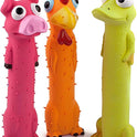 CHIWAVA 3 Pack 9" Squeaky Latex Dog Toys Standing Stick Animal Puppy Fetch Interactive Play for Small Medium Dogs