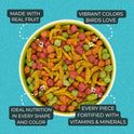 ZuPreem FruitBlend Bird Food, Bird Feed Pellets for Cockatiels, Lovebirds, Quakers, Small Conures & Lorikeets, Core Nutrition with Natural Fruit, Cockatiel Food, Conure Feed, (Medium, 2 lb Bag)