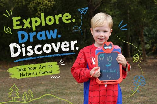 LCD Writing Tablet for Kids 10 Inch Spider Hero for Toddler 3 4 5 6 7 8 - Paint, Doodle Board, Drawing Pad - Travel Toys, Road Trip Car Activities, Birthday Christmas Gift Boys & Man