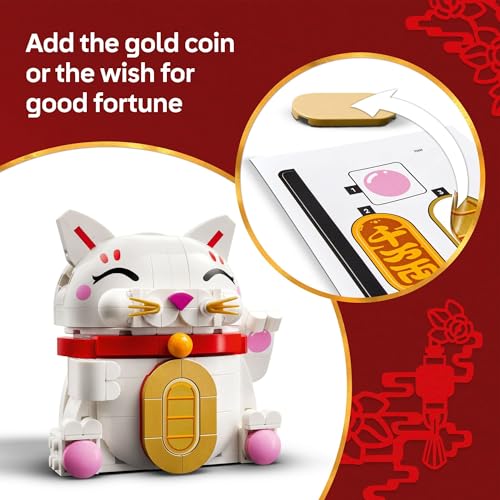 LEGO Lucky Cat Building Toy for Girls & Boys
