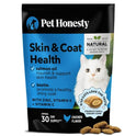 Cat Skin & Coat Health Chews – Crunchy & Creamy Treats with Omegas, Vitamin C & E, Biotin – Soothes Itchy, Dry Skin, Reduces Shedding & Promotes a Shiny Coat – Cat Vitamins (Chicken 30-Day Supply)
