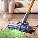 Cordless Vacuum Cleaner, 55KPa 650W 70Mins Stick Vacuum Cleaners for Home, Self-Standing Handheld Vacuum with 3.3Ft Extendable Hose, LED Touch Screen for Pet Hair/Floor/Carpet