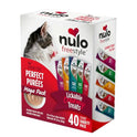 Nulo Freestyle Lickable Cat Treats - Perfect Purées Variety Pack, Squeezable Grain-Free Wet Cat Food Topper, High Moisture for Hydration, 40 x 0.5oz
