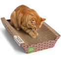SmartyKat Super Scratcher Chaise Corrugated Cat Scratcher, Catnip Infusion Technology - Brown, One Size