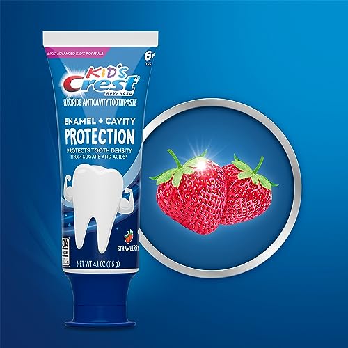 Crest Kids Enamel + Cavity Protection Toothpaste, 4.1oz (Pack of 3)