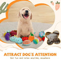 Cheerful 20-Pack Squeaky Dog Toys Set - Included 4 Dog Bags, Plush Puppy Toys with Irresistibly Cute Characters for Small Dogs, Interactive Dog Squeak Toys for Fun&Teeth Cleaning