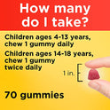 Nature Made Kids First Multivitamin with Omega-3, Kids Gummy Multivitamins with Vitamins and Minerals for Nutritional Support, 70 Gummies