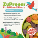 ZuPreem FruitBlend Bird Pellets, Daily Bird Food for , Cockatoo, Macaw, Core Nutrition for Large Birds, Made in USA, Pellets for Large Birds, Macaw Food (L, 3.5 lbs)