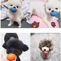 Smile Face Dog Squeaky Toys Soft Latex Squeak Balls for Puppy Small Pet Dogs 6 Pcs/Set