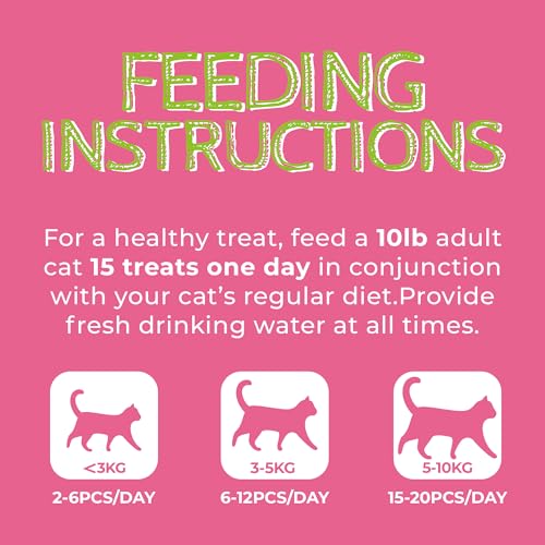 Just Try 13.4 OZ Urinary Tract Health Cat Treats for Indoor Cats, Cranberry & D-Mannose for Kidney Bladder and UT Support, Health Cat Supplement Crunchy Chews