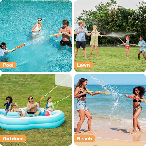 JOYIN 18 Pack 16.5'' Water Gun, Blaster Squirt Guns, Bulk Water Guns Summer Outdoor Swimming Pool, Backyard, Beach Water Game Fighting Play Pool Toys