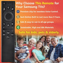 Replacement for Samsung TV Remote, for All 2019-2026 Samsung Remote Control for Smart TV with Voice Control. 2-Year Warranty.