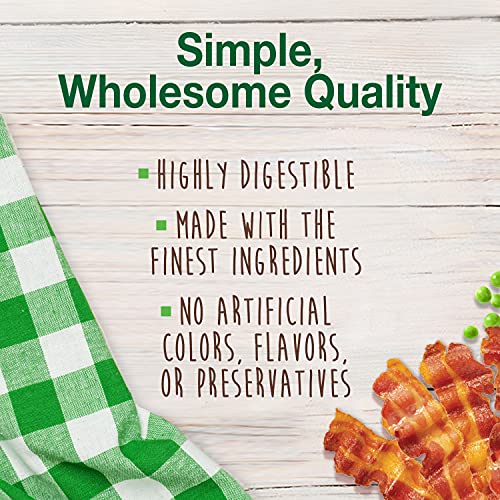 Nylabone Healthy Edibles Natural Chews, Long Lasting Dog Bones, Healthy Dog Treats, Bacon Flavor, X-Small (8 Count)