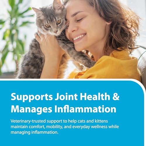 PRN Pharmacal Duralactin Feline & Fatty Acid Soft Chews - Joint Health Supplement for Cats & Kittens - Helps Support Inflammation - Omega 3 Fatty Acid Supplement - Chicken-Liver Flavor - 60 Soft Chews