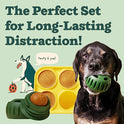 WOOF Pupsicle and Treat Tray - Long-Lasting Interactive Dog Ball Toy and Silicone Dog Treat Mold - Keep Your Pup Busy - Easy to Clean - Toys for Medium and Large Dogs 25-75 lbs