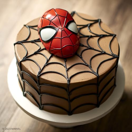 DecoSet® Marvel Spider-Man™ Ultimate Light Up Eyes Cake Topper, 1-Piece Cake Topper Set, Superhero Head with Lights
