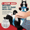 Cat Wrestling Glove Puppet – Interactive Hand Mitt with Durable Protective Sleeve and Catnip - Play & Enrichment