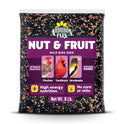Audubon Park Nut & Fruit Wild Bird Seed – 8 lb. Premium Blend with Sunflower Seeds, Peanuts, Safflower & Dried Fruit – Bird Food for Outside Feeders