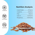 I LOVE WORMS Dried Black Soldier Fly Larvae (5lb), 100% Natural Non-GMO, Treat for Chickens, More Calcium Chicken Feed Than Mealworms