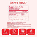 Peach Perfect Creatine for Women – Micronized Creatine Monohydrate Powder with BCAA & Collagen for Glute Strength Support, Boosts Energy, Focus, Strength, and Endurance – Pink Lemonade, 30 Servings