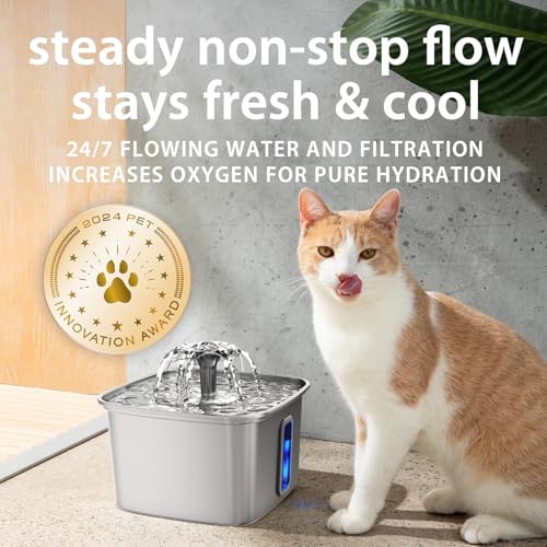 Veken Innovation Award Winner Stainless Steel, 108oz, Silver
