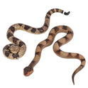 2Pcs Realistic Fake Snakes Toy Lifelike Rubber Rattlesnake Snake -to Keep Birds Away- Garden Plastic Scare Birds for Prank Stuff or Halloween Decorations Props