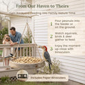 Forest Haven Premium Raw Peanuts for Squirrels – 10LB Bulk Squirrel Food – Unsalted Peanuts in Shell for Birds, Deer & Wildlife – Bonus Binoculars Included - USA Grown