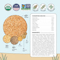Mile Four Organic Chicken Feed – Starter Chick Mash, Non-GMO, USA Grown, 21% Protein, Corn-Free, Soy-Free, Non-Medicated Chick Feed, 2 lb Sample