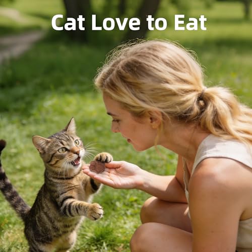 Just Try 16 OZ Taurine Treats with Coenzyme Q10 for Cats - Coq10 & Taurine for Cat to Support Feline Heart Health - Chicken Flavored Chews - Vitamins Snacks Treats