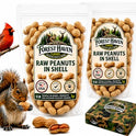 Forest Haven Premium Raw Peanuts for Squirrels – 10LB Bulk Squirrel Food – Unsalted Peanuts in Shell for Birds, Deer & Wildlife – Bonus Binoculars Included - USA Grown