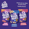 Fruitables Cat Treats - Crunchy Treats for Cats - Healthy Low Calories Packed with Protein - Free of Wheat, Corn and Soy - Made with Real Salmon, Tuna, Chicken - 2.5 Oz (3 Pk)