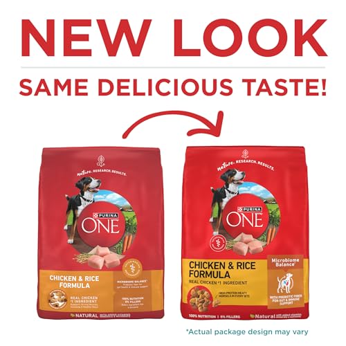 Purina ONE Chicken and Rice Formula Dry Dog Food - 8 lb. Bag