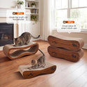 Cat Scratcher 2 in 1 Scratchers for Indoor Cats Scratching Board Cardboard, Horizontal Corrugated Scratch Pad for Cats as Beds & Furniture Reversible Sofa Scratch