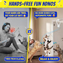 CATPICK Interactive Cat Toys for Indoor Cats - Automatic Flying Bird & Mouse Doorway Hanging Toy, USB Rechargeable Electric Kitten Toy for Hunting Instinct, Enrichment & Exercise, 2 Birds & 1 Mouse