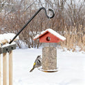 12-Inch Deck Bird Feeder Hanger for Railing, Outdoor Decor Plant Hanger, Balcony Railing Hook - 22LB Capacity - for Hanging Plants, Bird Feeders, Lanterns, Wind Chimes
