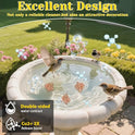 3Pcs Bird Bath Copper Purification Disk 99.99% Pure Copper Water Cleaning Discs 0.6mm Physical Clean Water for All-Season Universal Natural Fit for Outdoor Birdbaths, Bowls, Garden Fountain（Leaf）