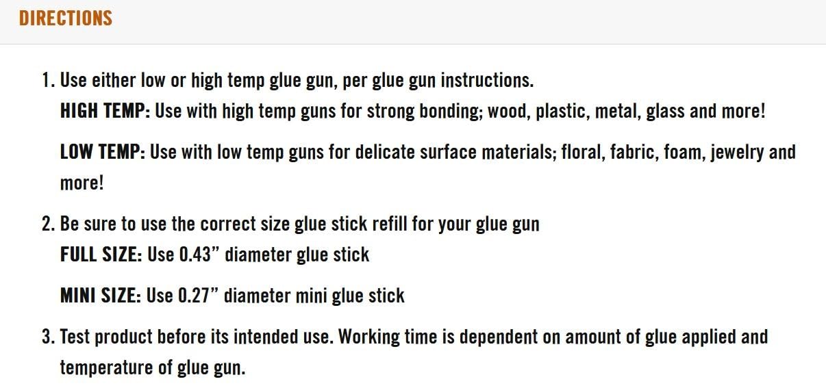 Gorilla Hot Glue Sticks, Clear Glue, Mini Size 4" Long x 0.27" Diameter, 75 Count (Pack of 1) - Safe for All Temperatures with Extended Working Time