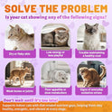 Taurine for Cats Vitamins Treats, 15 in 1 Cat Multivitamin Support Joint, Skin Coat, Digestion, Immunity & Energy, 500 Crunchy & Creamy Chews with Essential Vitamin for Cats All Ages (90-Day Supply)