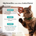 Calming Chews for Cats - Cat Anxiety Relief + Helps Reduce Stress - Behavioral Support & Promotes Relaxation for Travel, Boarding, Vet Visits, Separation Anxiety - Chicken (30-Day Supply)