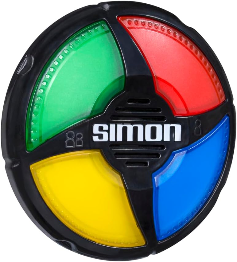 Hasbro Gaming Simon Micro Series Electronic Game for 1 or More Players, Classic Simon Gameplay in a Compact Size, Fun Party Game for Kids Ages 8+