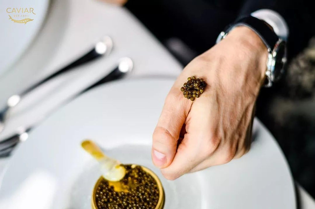 𝐁𝐄𝐒𝐓𝐒𝐄𝐋𝐋𝐄𝐑 Premium Siberian Sturgeon Royal Black Caviar - 1.1 oz - (30g) - Classical Sturgeon Malossol Sturgeon Black Roe - [JANUARY 2026]