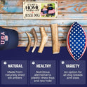 Devil Dog Pet Co. Elk Antlers for Dogs, Natural Dog Chew for Aggressive Chewers - Long Lasting and Odor Free - USA Sourced - Cleaner Teeth, Anxiety & Boredom Relief - Whole Medium 5"+ - Antler Bone