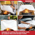 4 Pack Fire Blanket 40” x 40” – Emergency Fire Blanket for Kitchen & Home, Fiberglass Fire Suppression Blanket