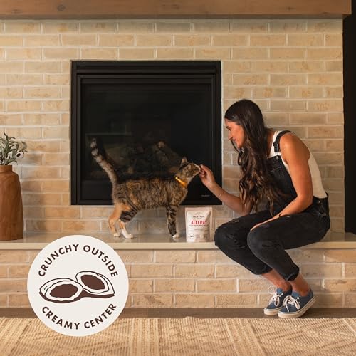 Rocco & Roxie Seasonal Allergy Relief for Cats, Cat Supplements & Vitamins, Probiotics to Support Gut Health, Fish Oil for Skin, Sneezing & Itching from Seasonal Allergies, Tart Cherry Immune Support